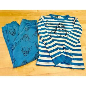 Hanna Andersson Disney Winnie Pooh Eeyore Pajama Set, Size 130 Blue age 7/8